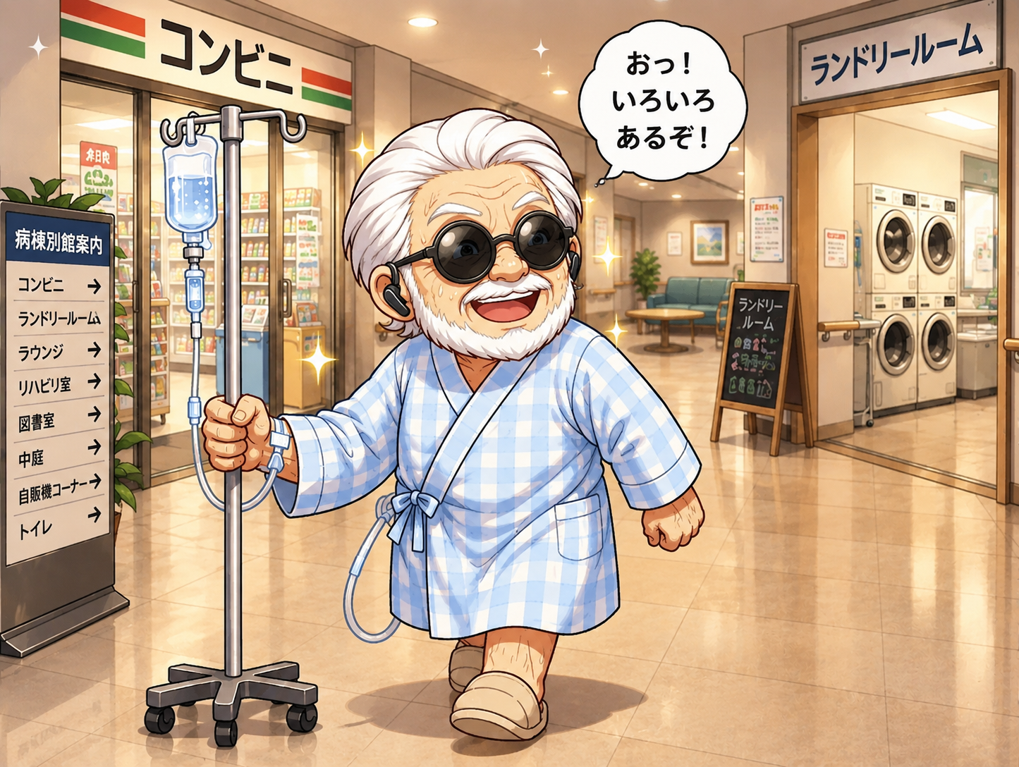 別館への探検歩行