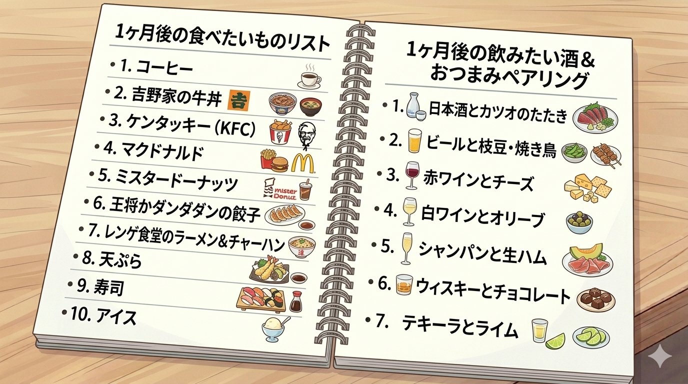 食べたいものリスト