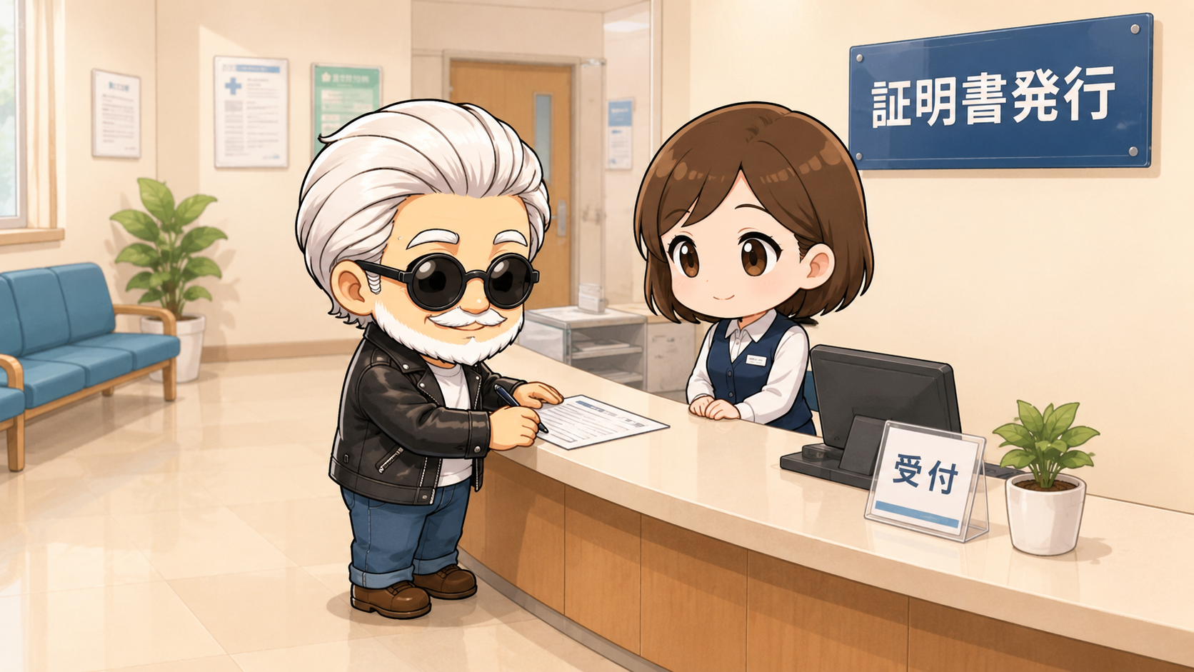 受取りと申請をセットで