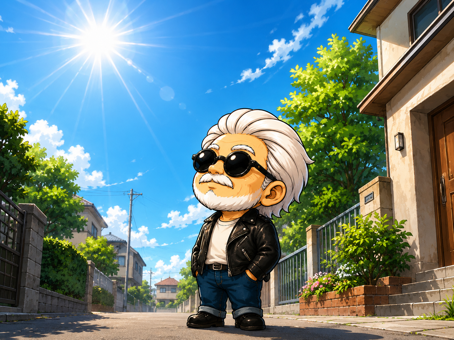 合格の日は晴れだった