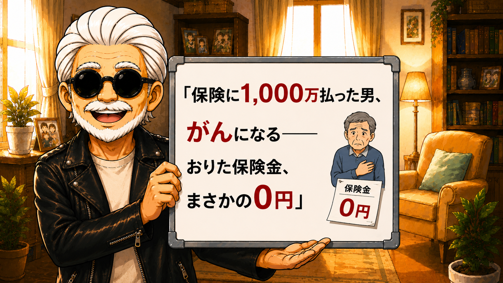 保険1000万円払って保険金0円