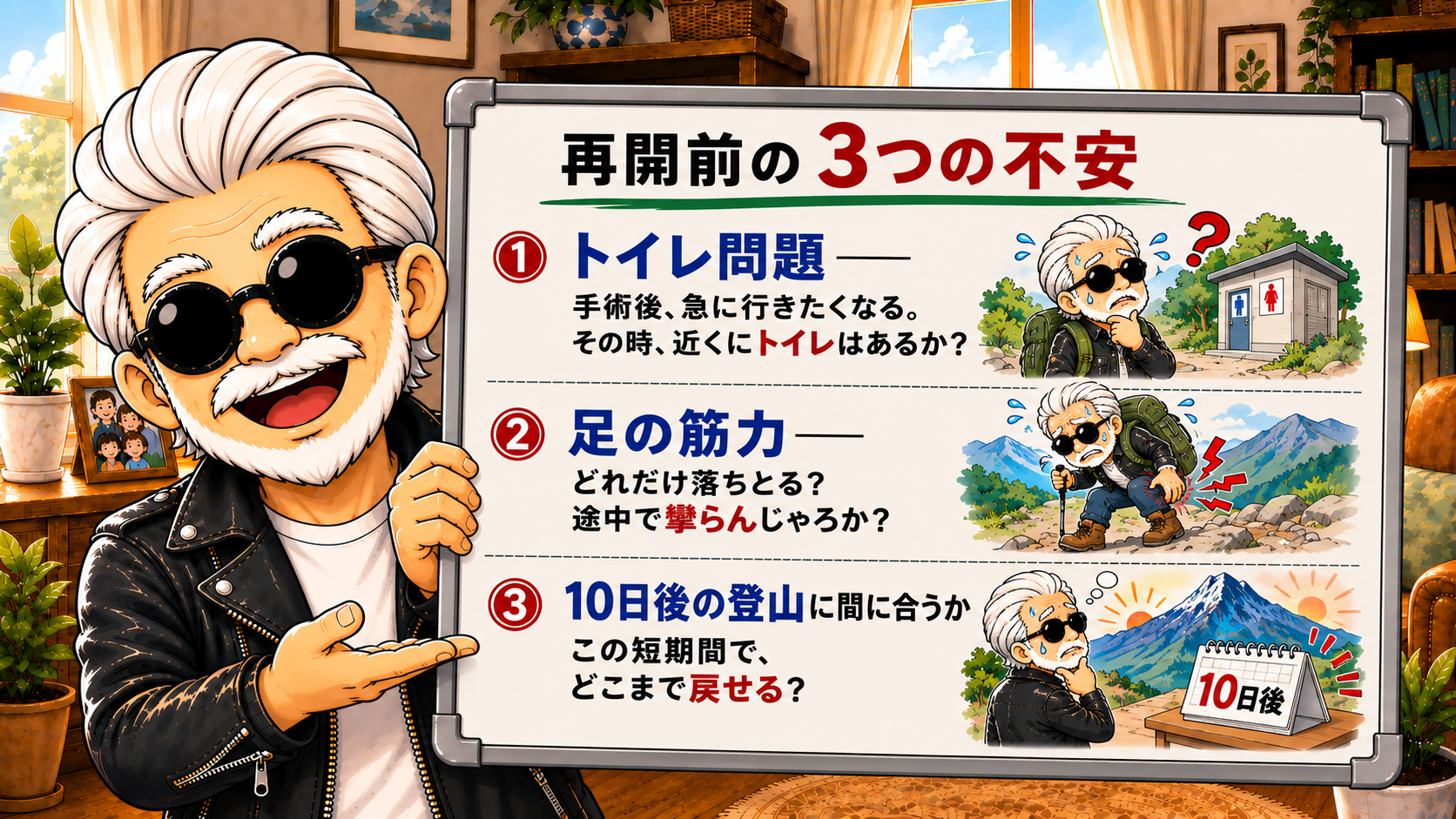 再開前の3つの不安