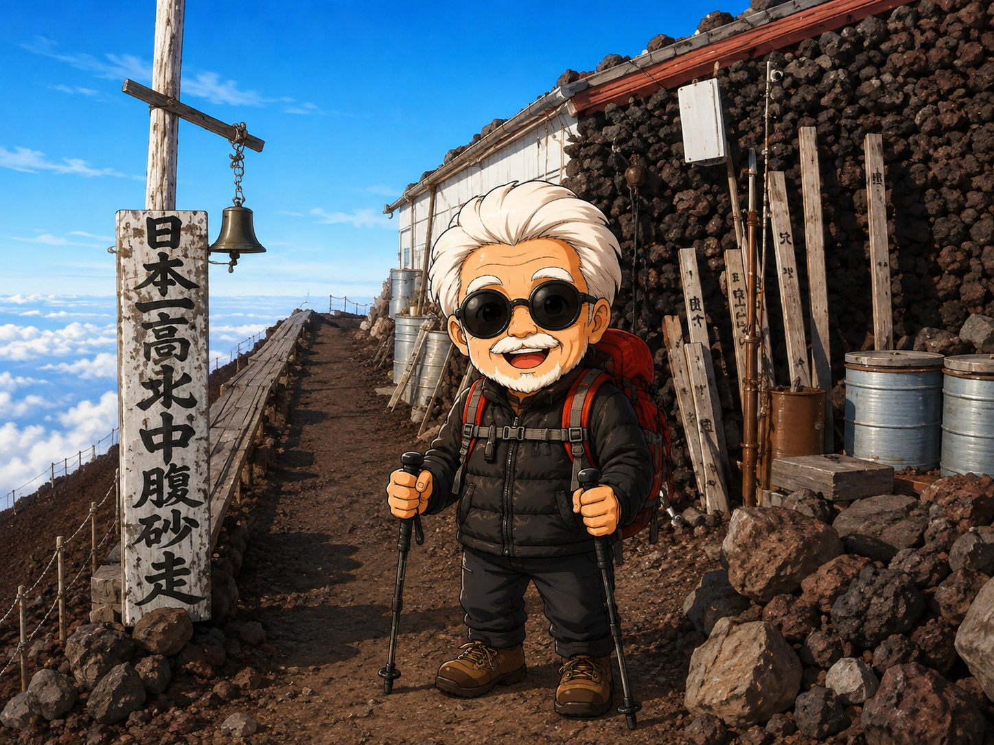 富士山登頂を終えて、まだやりたいことの方が多い